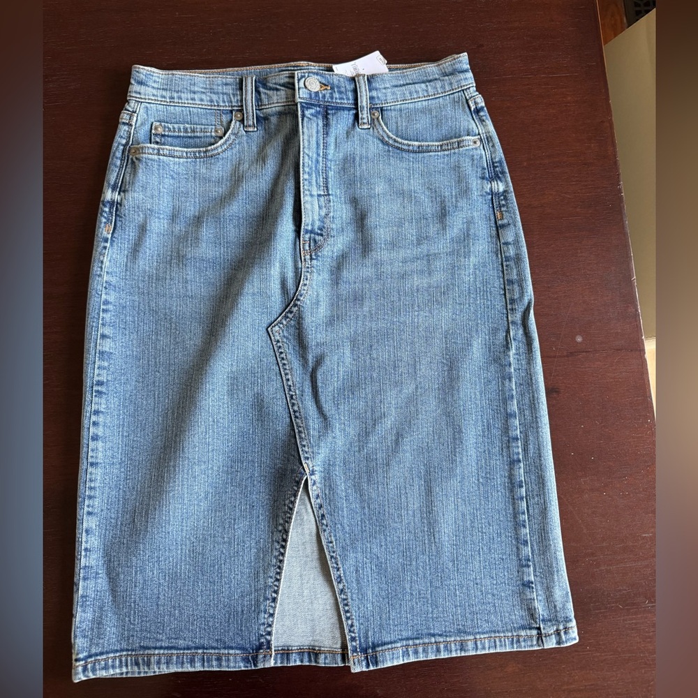 Banana Republic Light Blue Denim Skirt